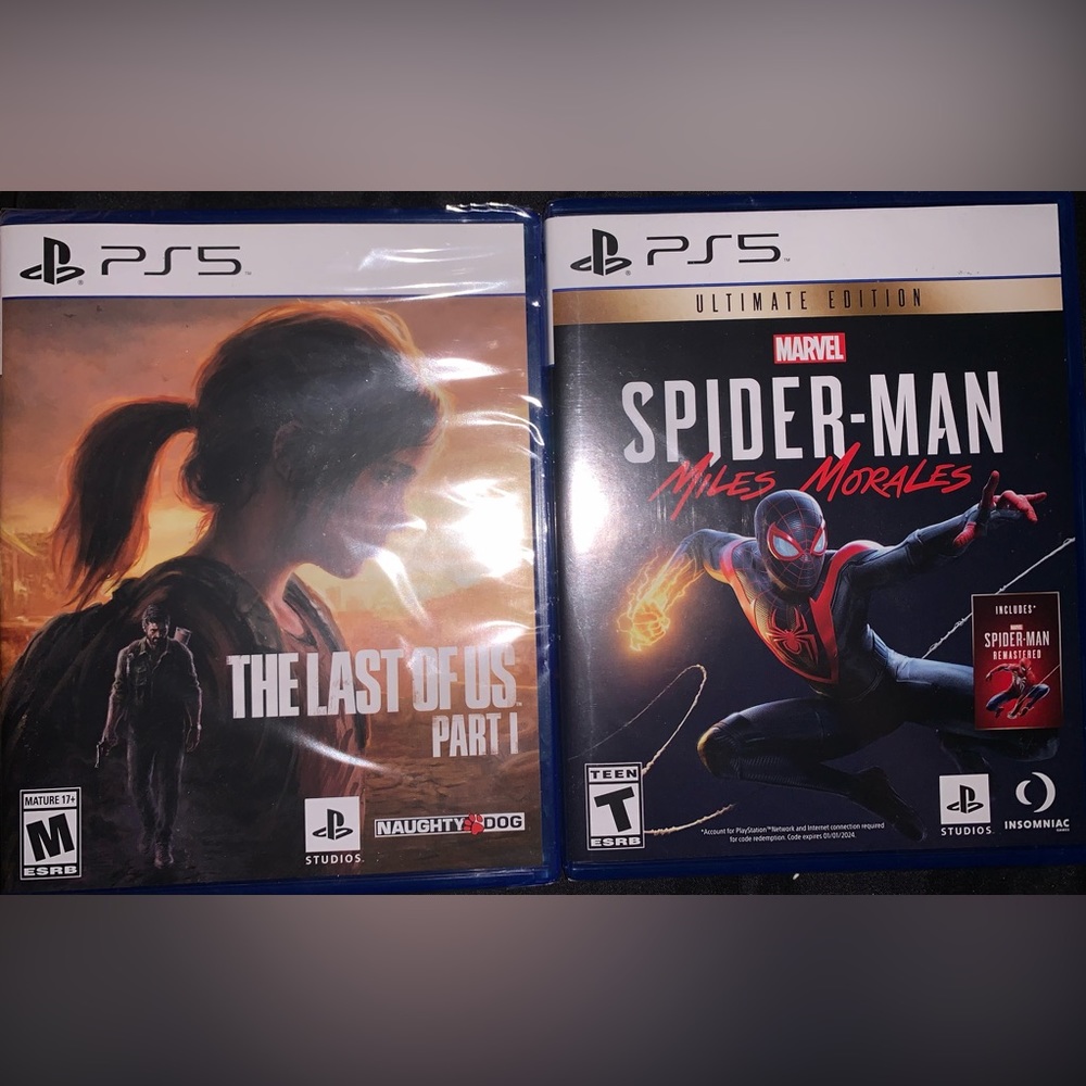 Brand new, unopened ps5 games. Retail for around $70 each
